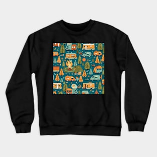 Summer Camping Trip Crewneck Sweatshirt